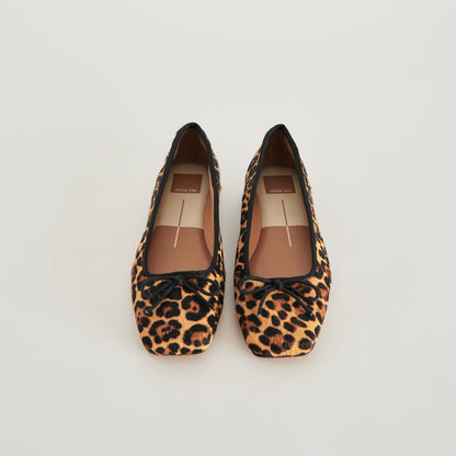 Anisa Ballet Flats DK LEOPARD CALF HAIR Dolce Vita