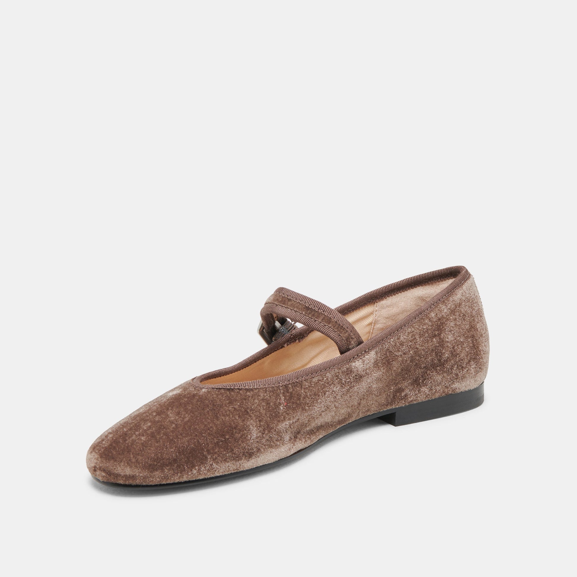 ROSLYN BALLET FLATS SMOKE VELVET Dolce Vita