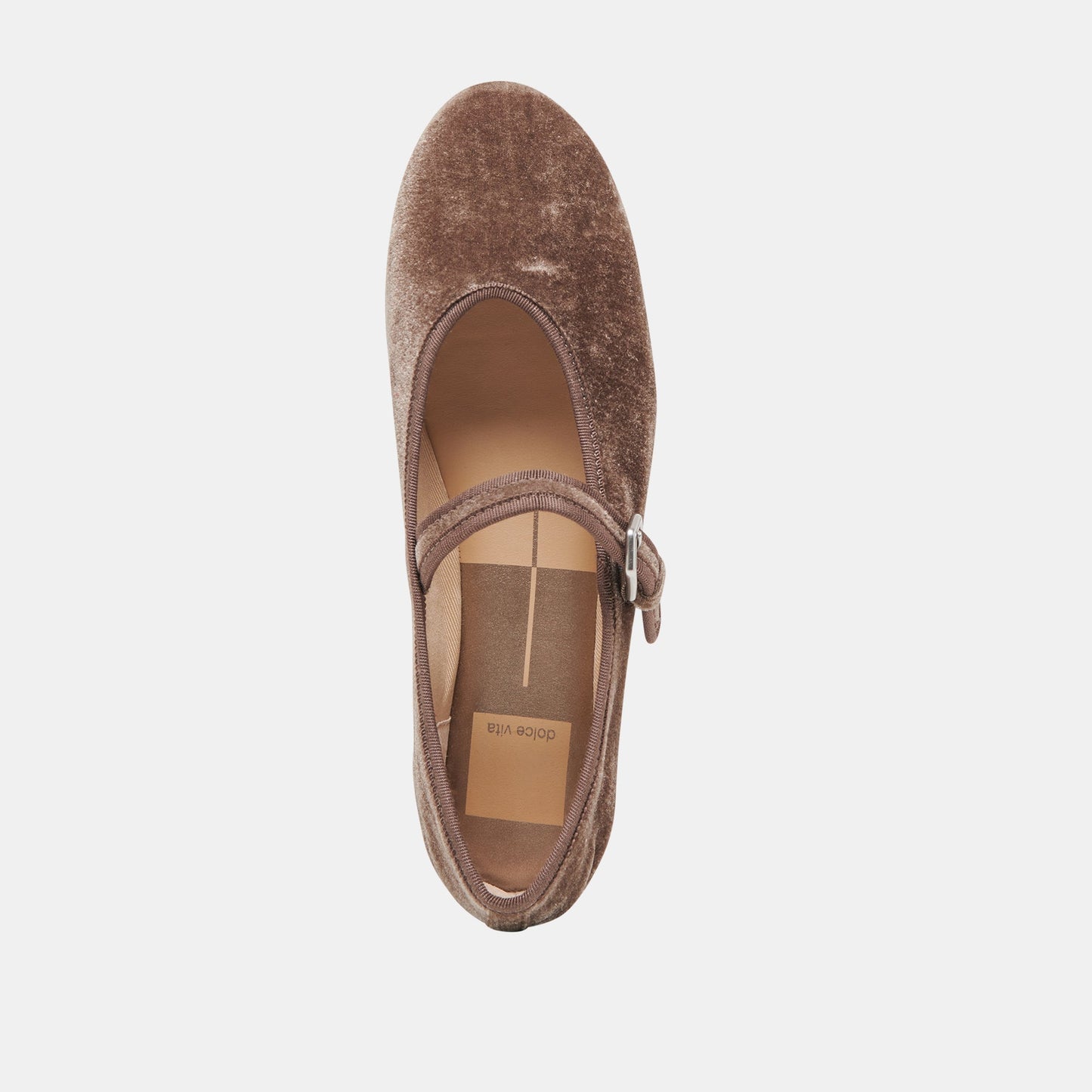 ROSLYN BALLET FLATS SMOKE VELVET Dolce Vita