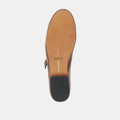 ROSLYN BALLET FLATS SMOKE VELVET Dolce Vita