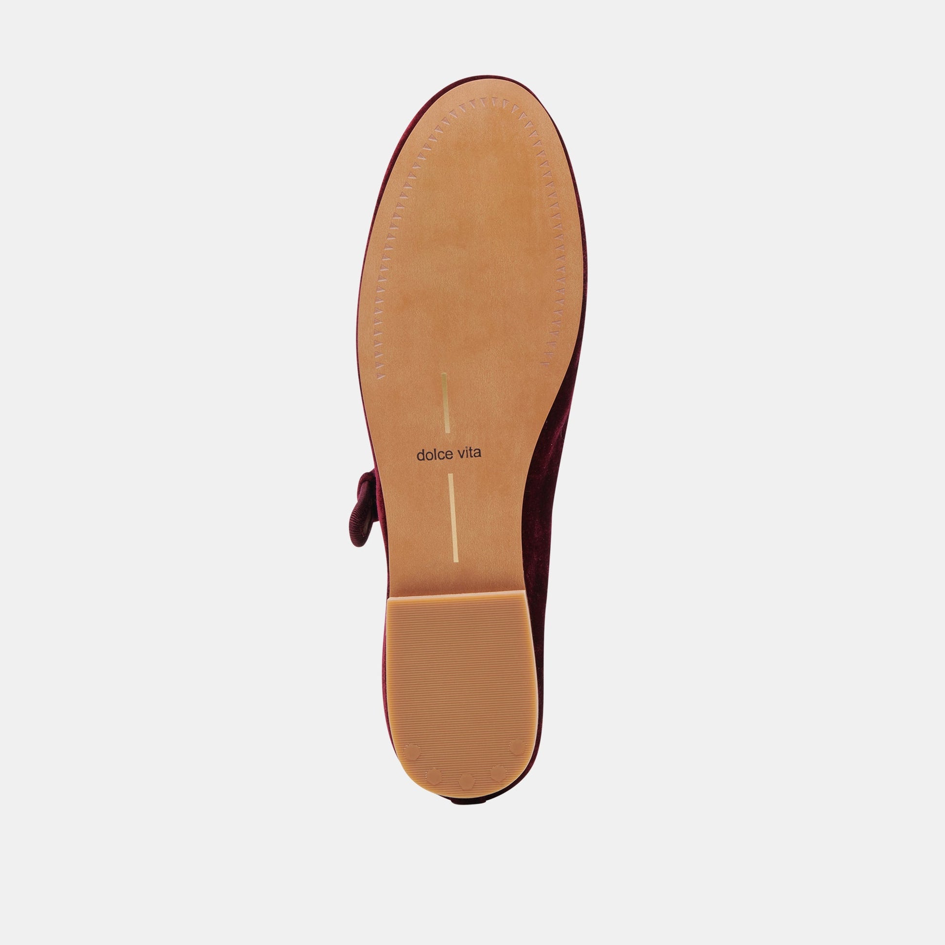 ROSLYN BALLET FLATS WINE VELVET Dolce Vita