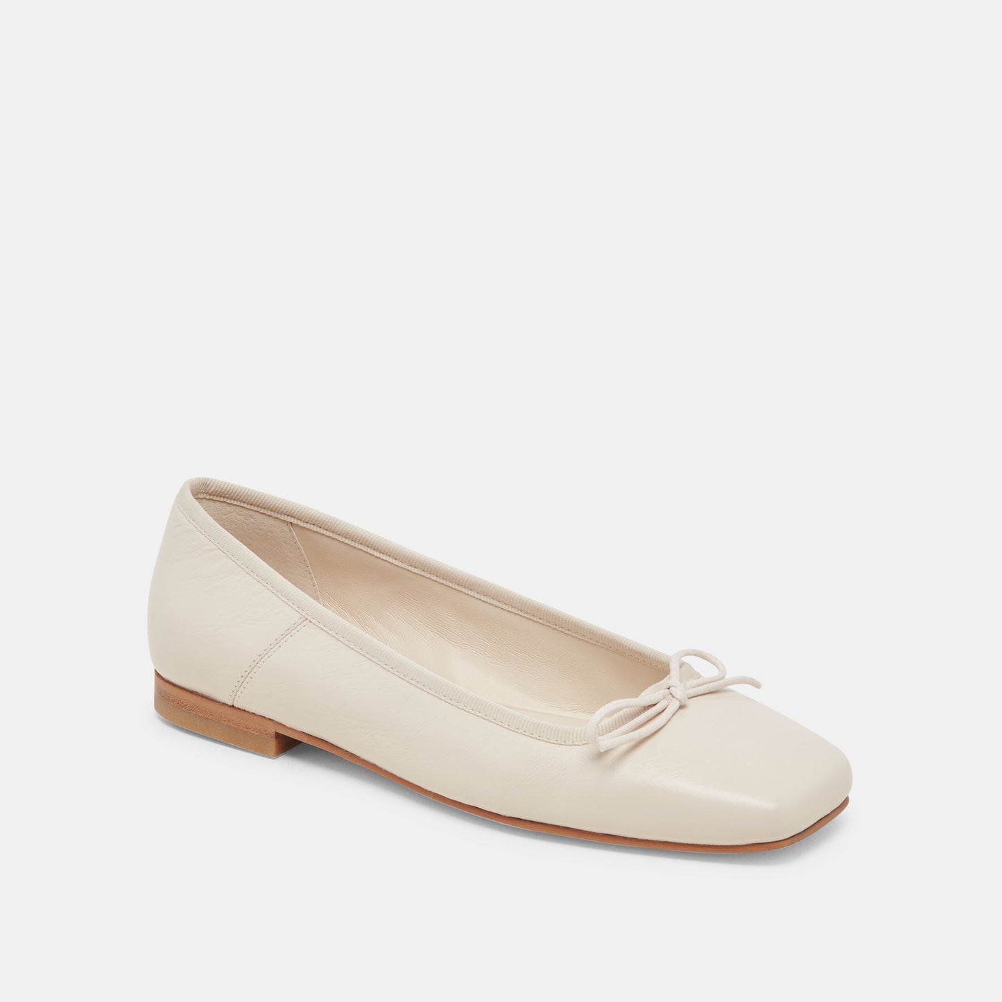 Anisa Ballet Flats CREME CRINKLE PATENT Dolce Vita