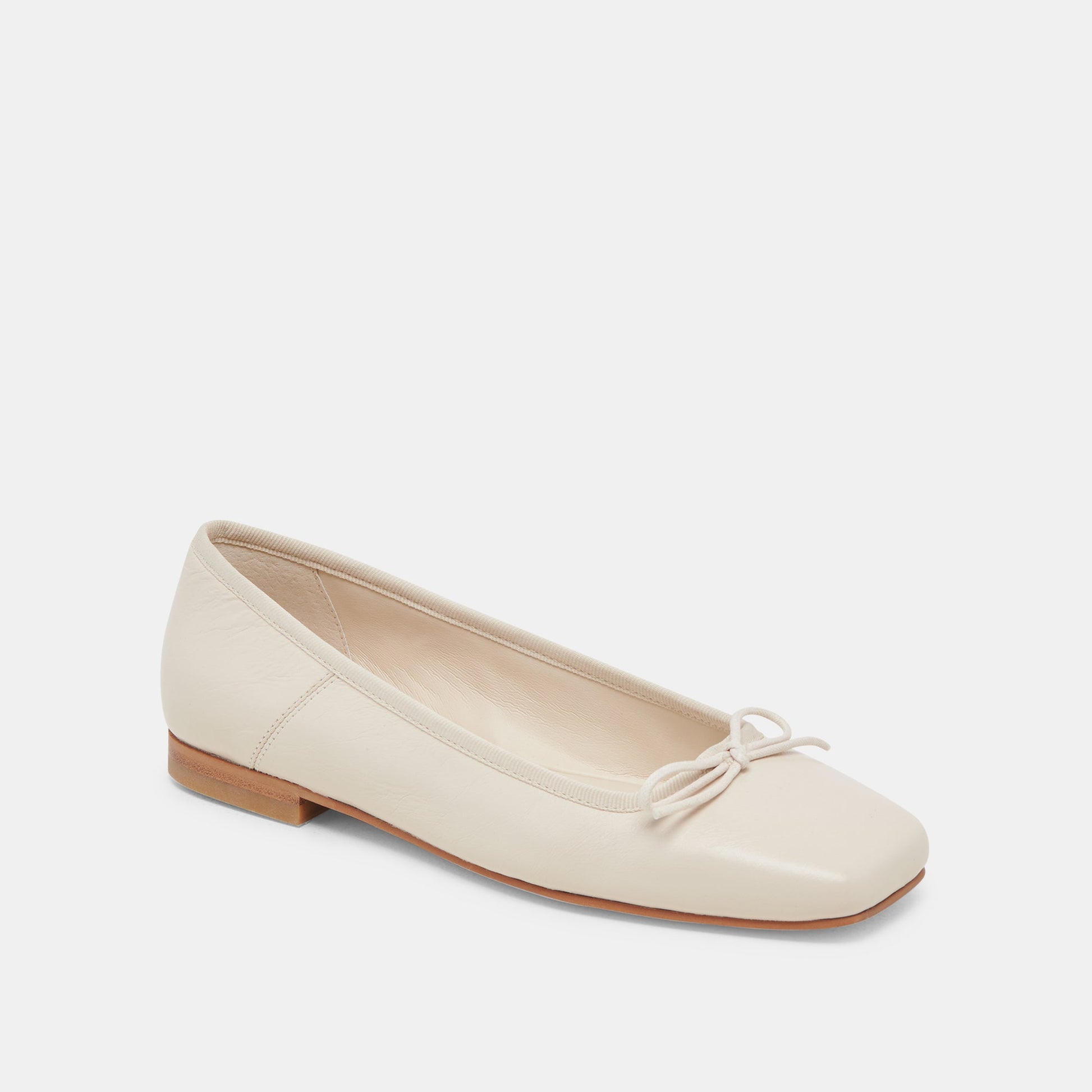 Anisa Ballet Flats CREME CRINKLE PATENT Dolce Vita