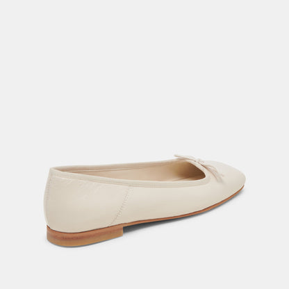 Anisa Ballet Flats CREME CRINKLE PATENT Dolce Vita