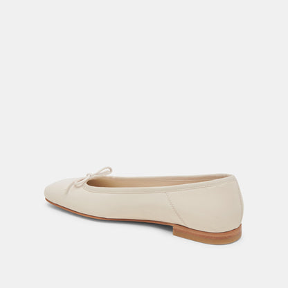 Anisa Ballet Flats CREME CRINKLE PATENT Dolce Vita