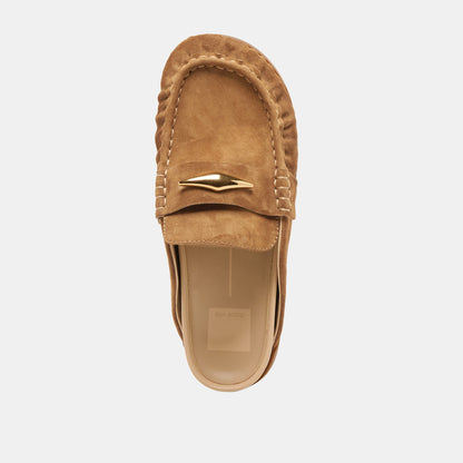 Jodero Lt Brown Suede Flats Dolce Vita
