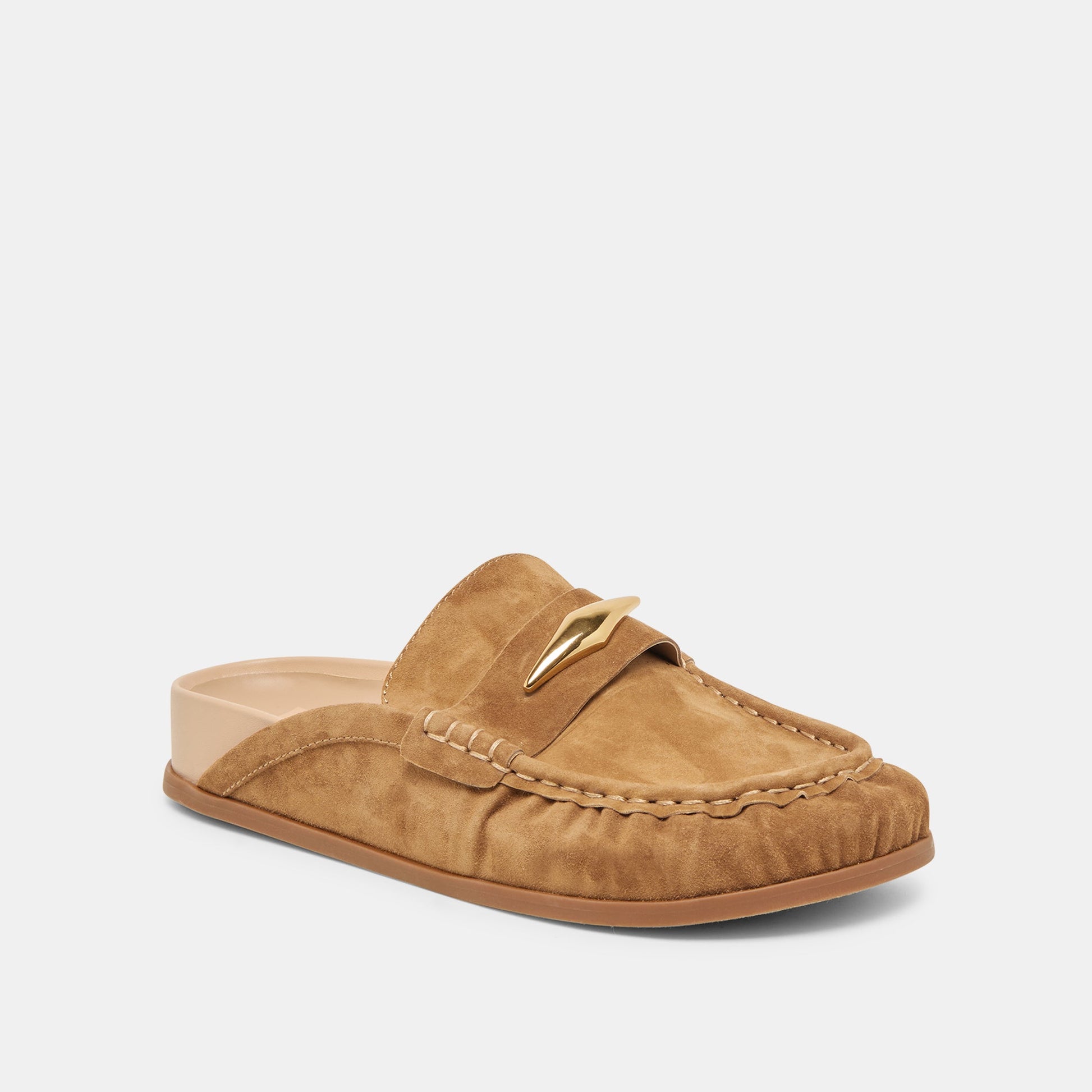 Jodero Lt Brown Suede Flats Dolce Vita