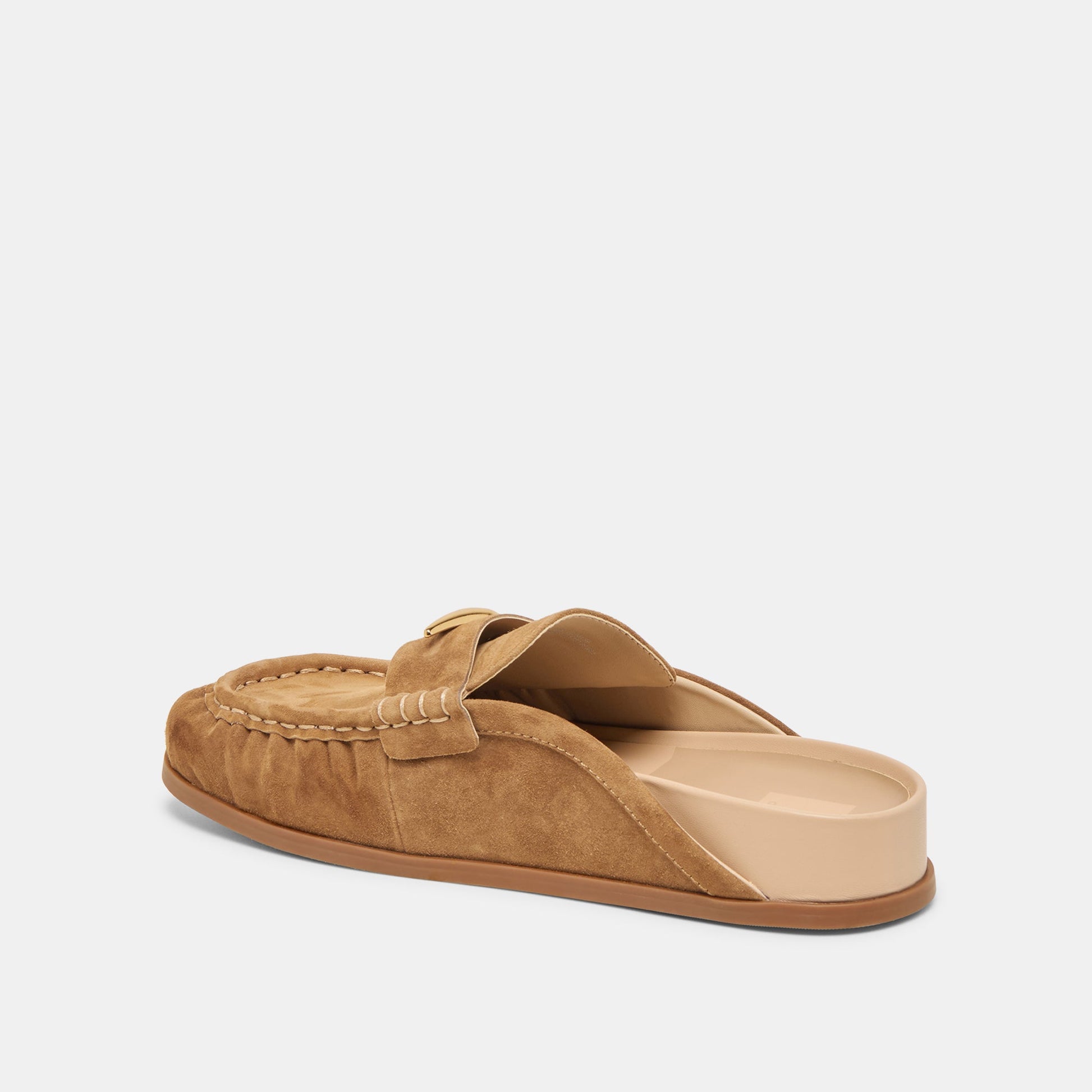 Jodero Lt Brown Suede Flats Dolce Vita