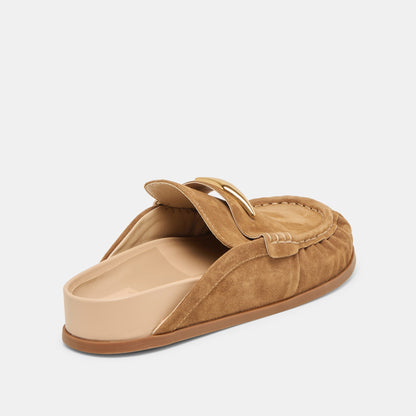 Jodero Lt Brown Suede Flats Dolce Vita