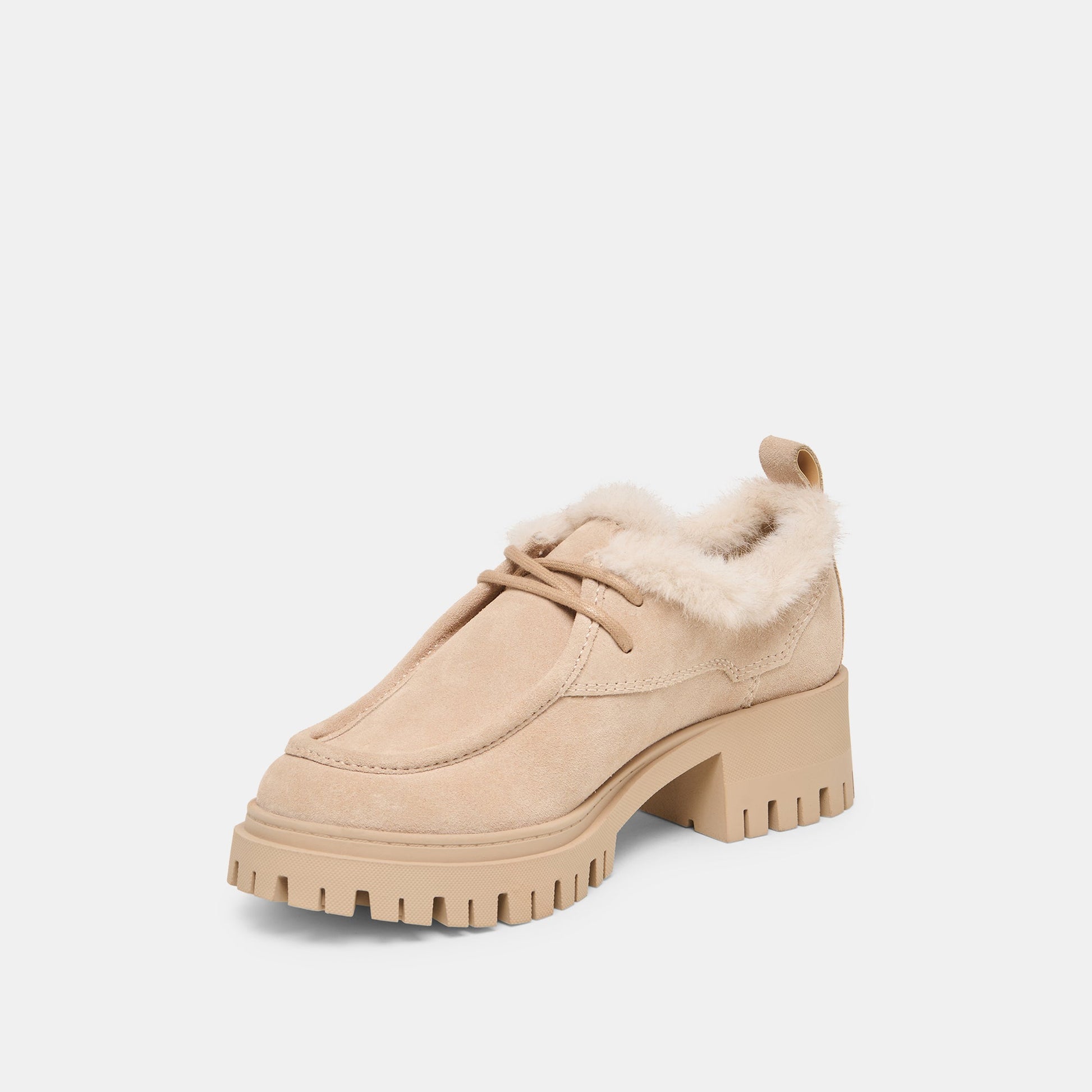 Milza Plush Dune Suede Loafers Dolce Vita
