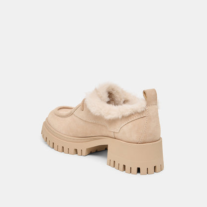 Milza Plush Dune Suede Loafers Dolce Vita