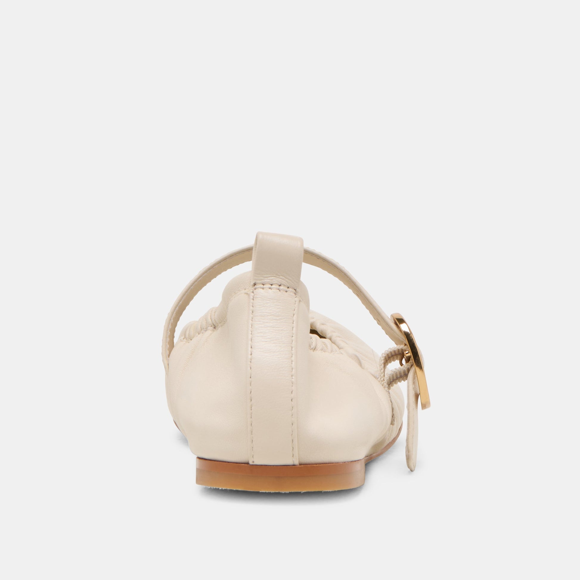Caely Bone Leather Ballet Flats Dolce Vita