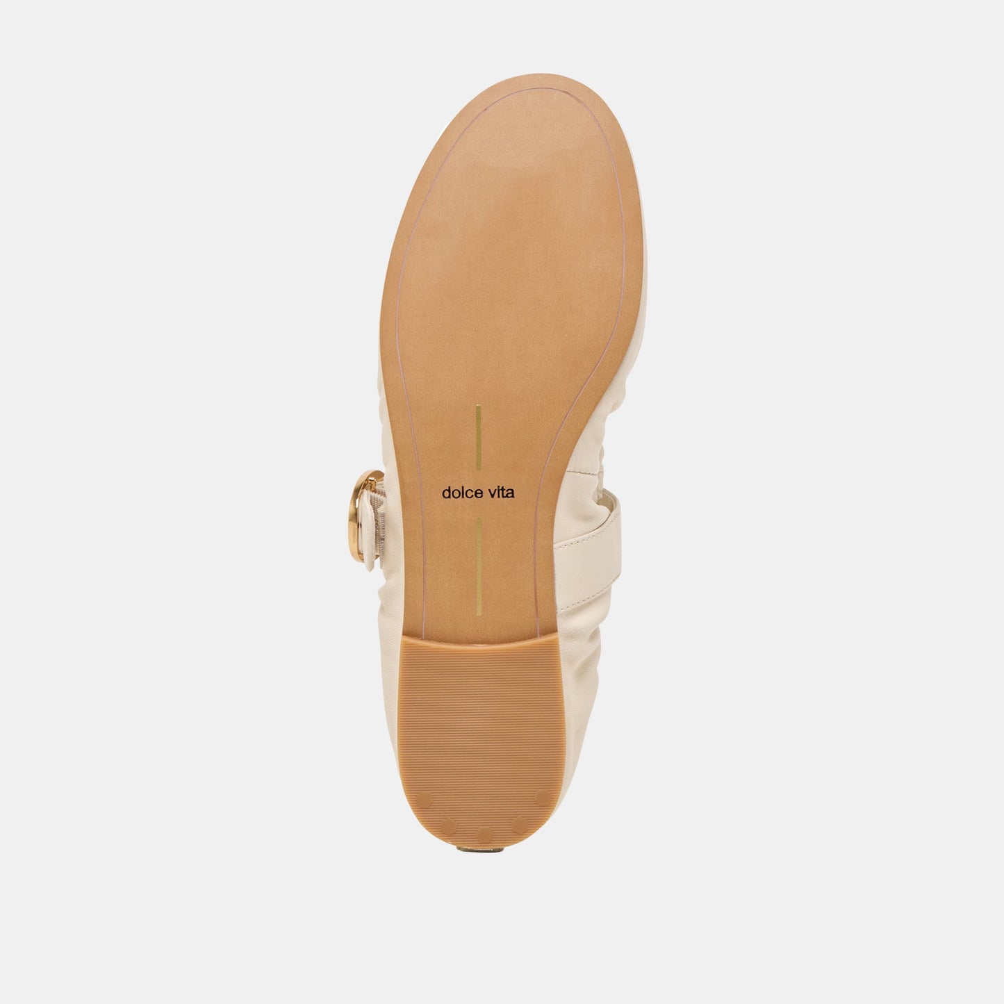 Caely Bone Leather Ballet Flats Dolce Vita