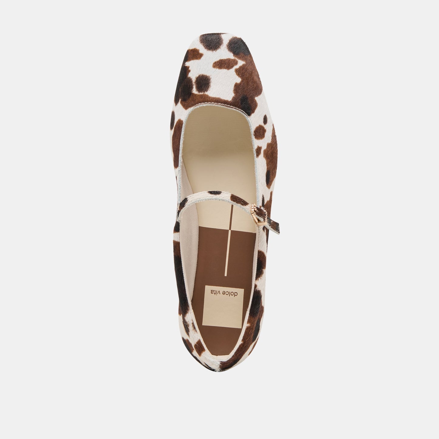 Reyes Cocoa Taurus Calf Hair Ballet Flats Dolce Vita