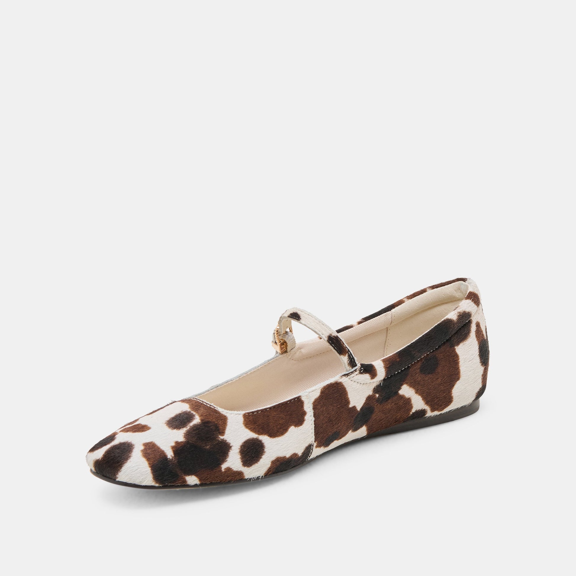 Reyes Cocoa Taurus Calf Hair Ballet Flats Dolce Vita