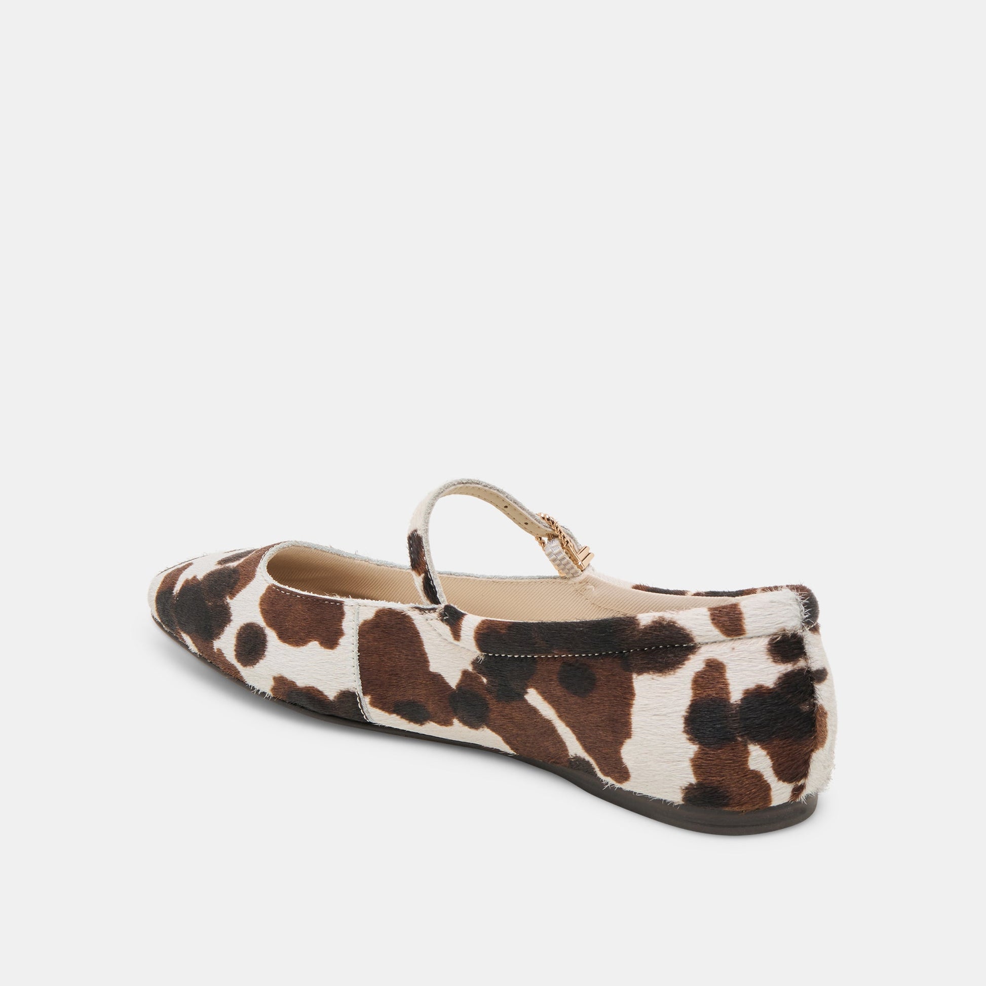 Reyes Cocoa Taurus Calf Hair Ballet Flats Dolce Vita