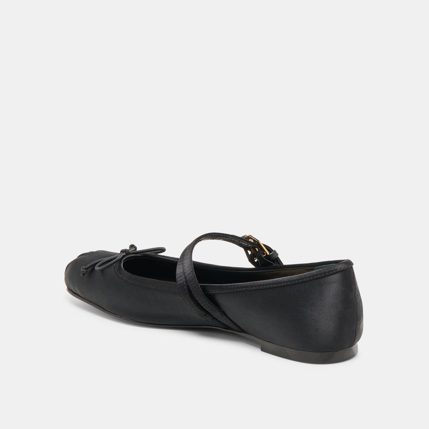 Gibsen Onyx Satin Ballet Flats Dolce Vita