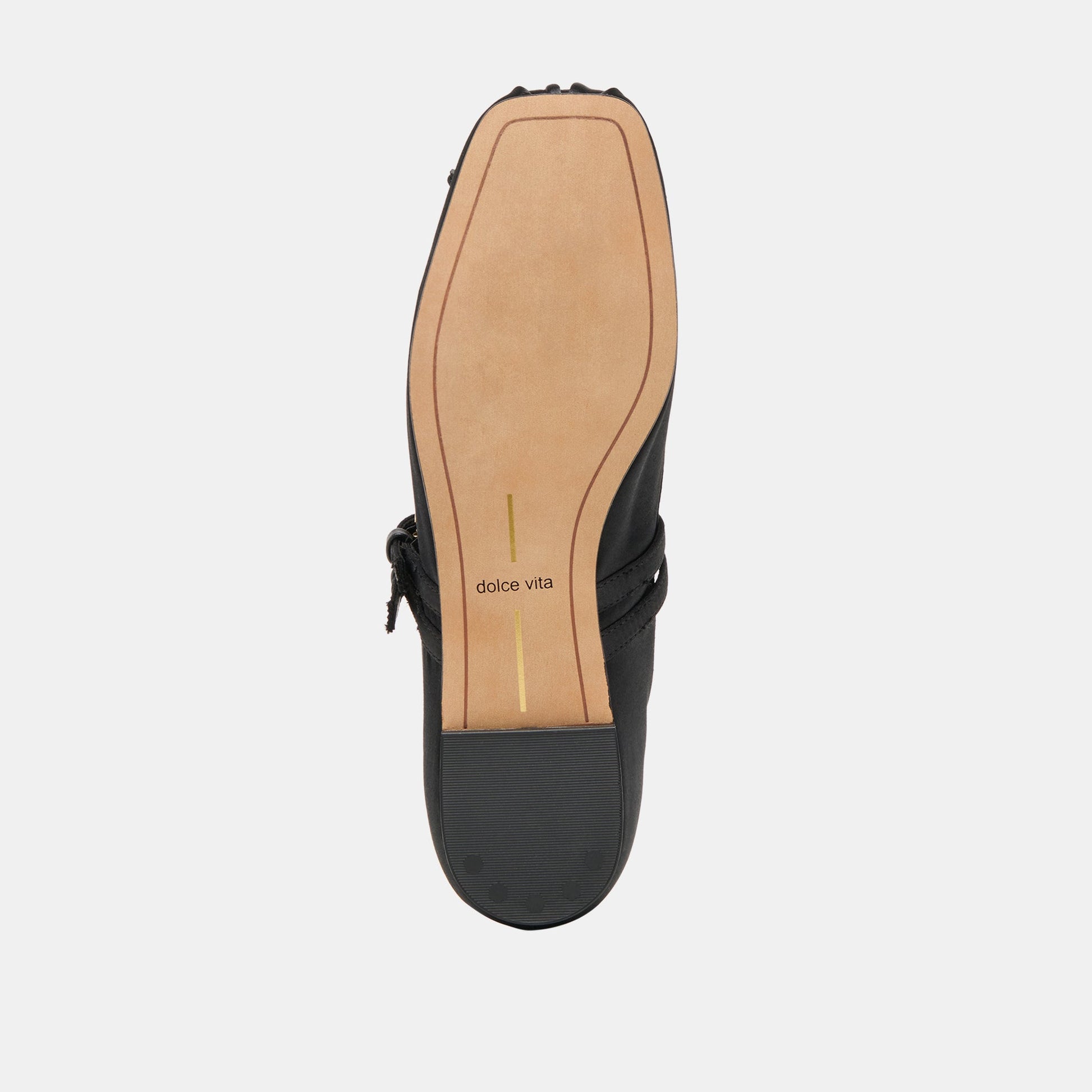 Gibsen Onyx Satin Ballet Flats Dolce Vita