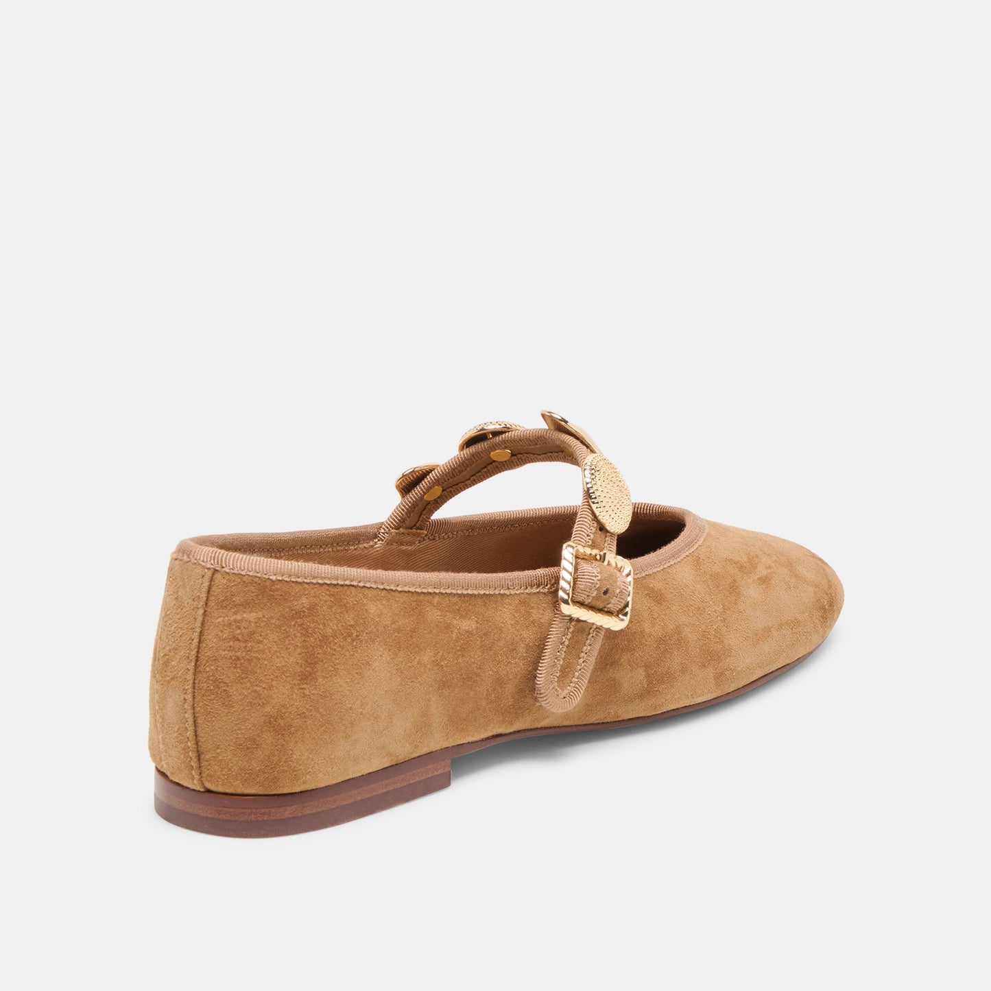 Relan Lt Brown Suede Ballet Flats Dolce Vita