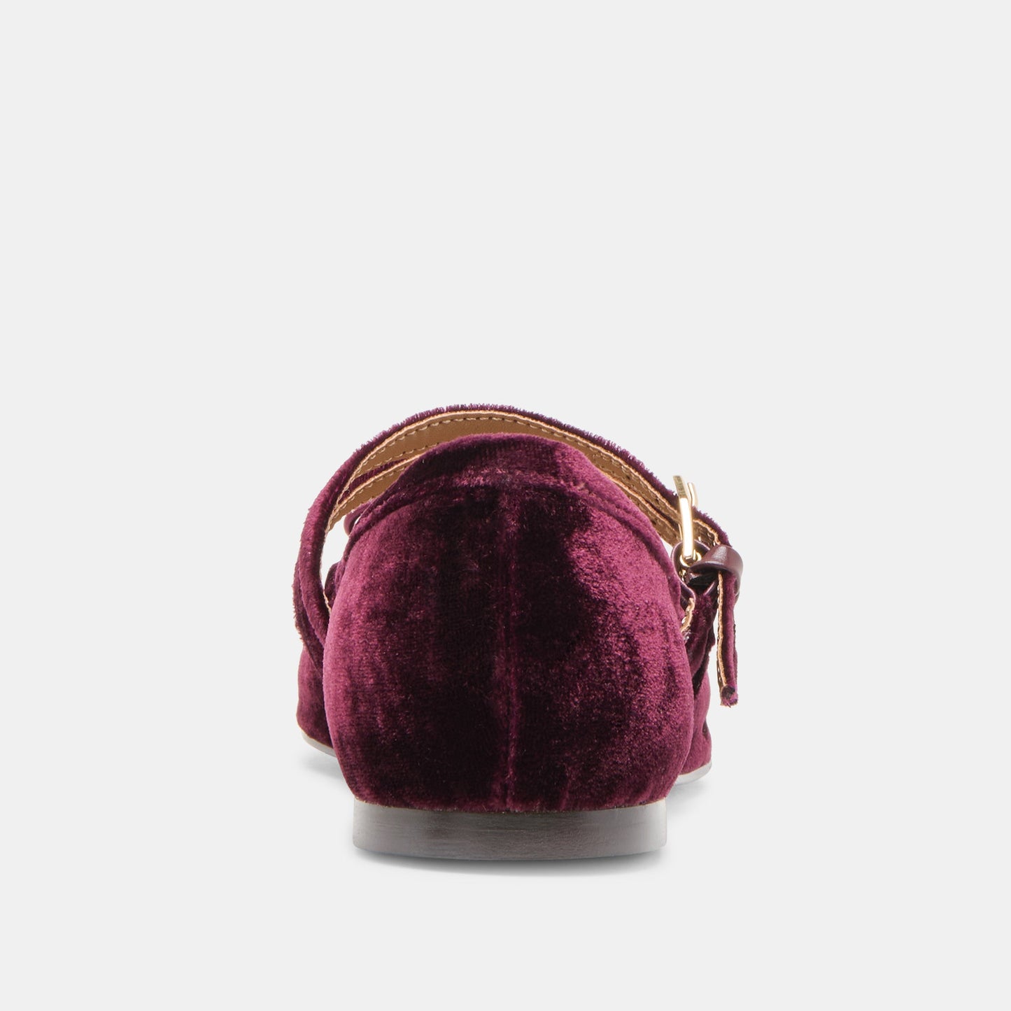 Gibsen Burgundy Velvet Ballet Flats Dolce Vita