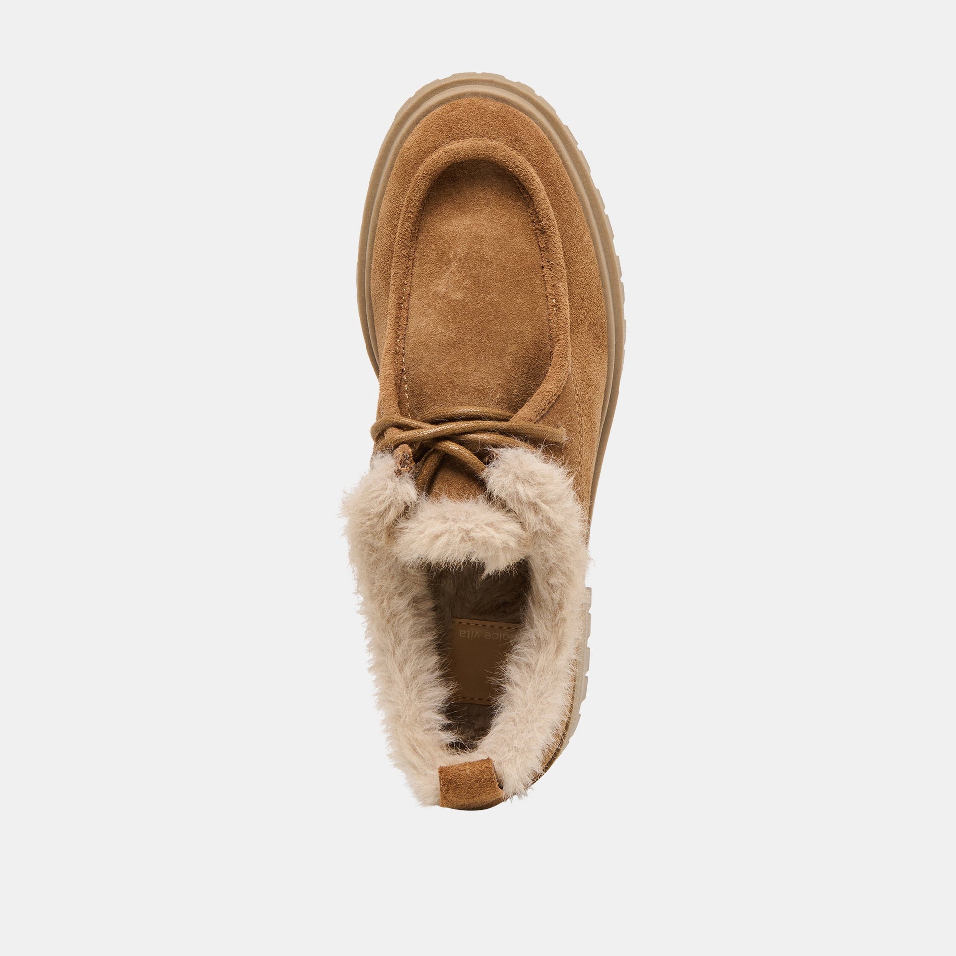 Milza Plush Lt Brown Suede Loafers Dolce Vita