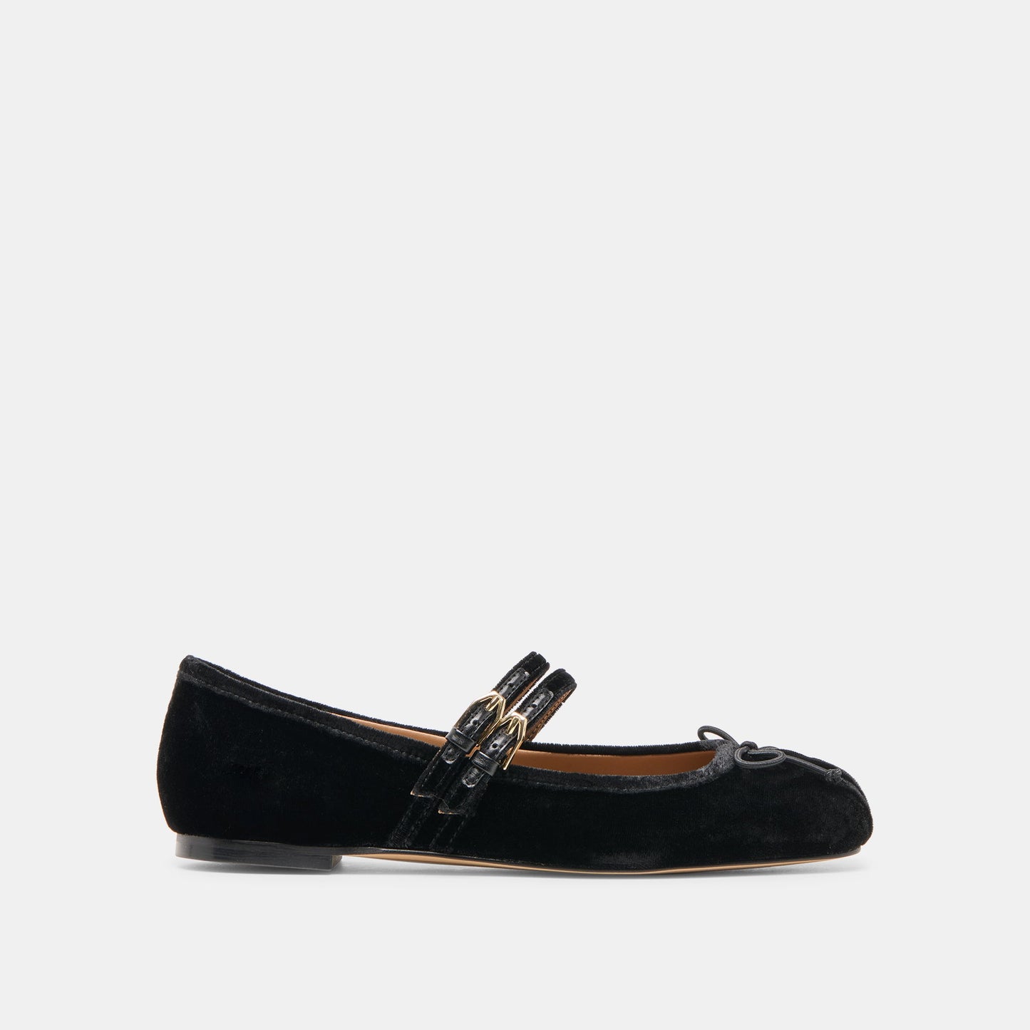 Gibsen Nero Velvet Ballet Flats Dolce Vita