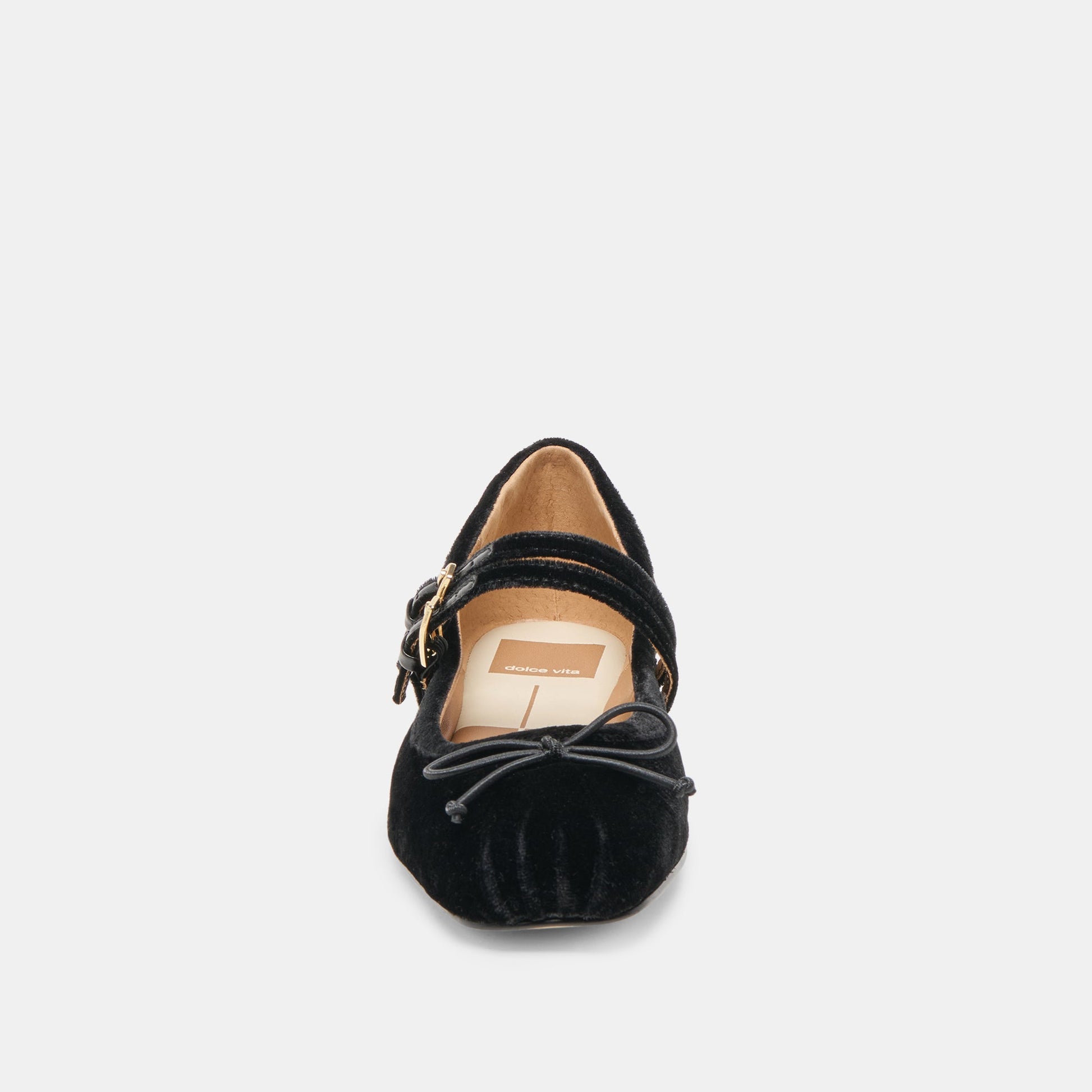 Gibsen Nero Velvet Ballet Flats Dolce Vita