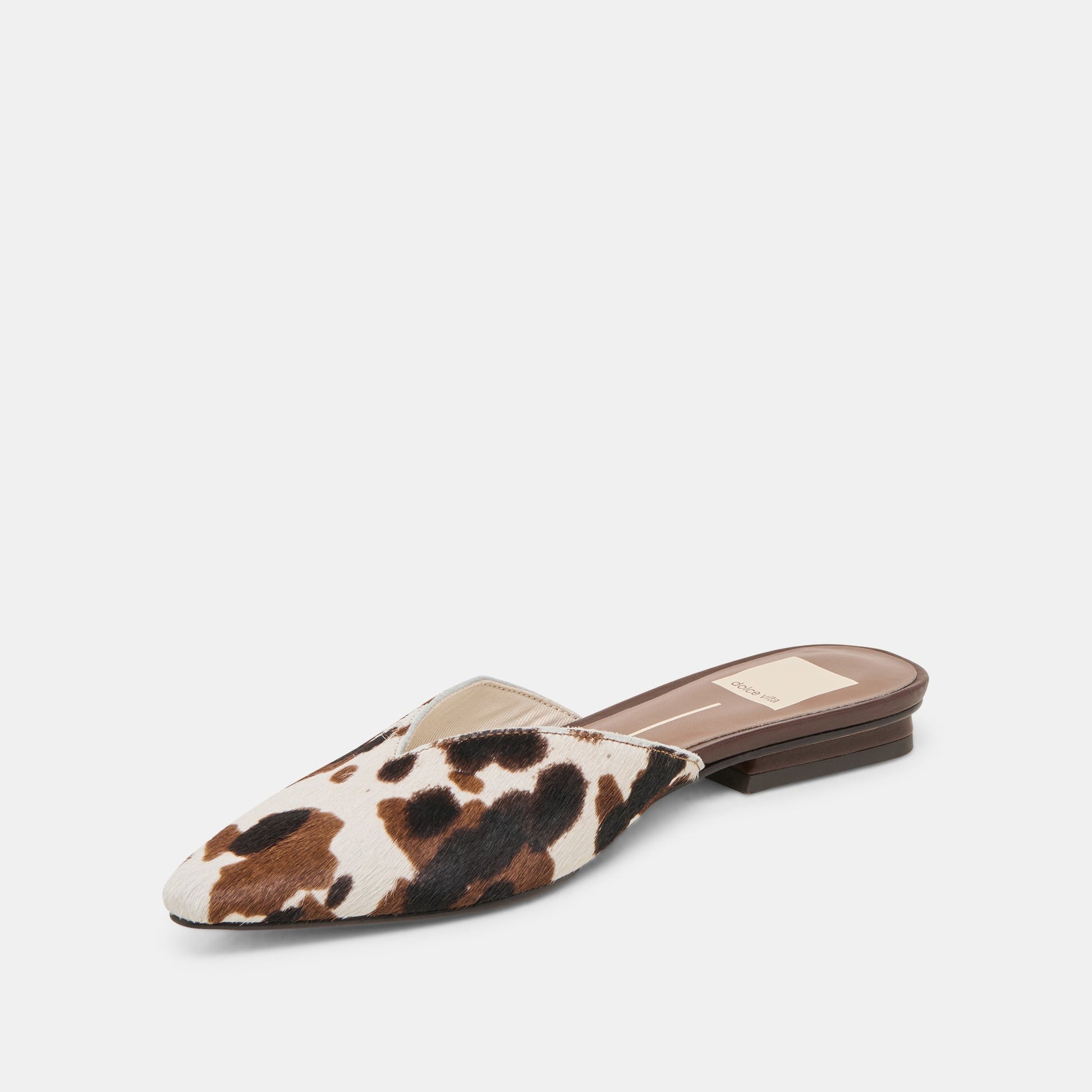 Elm Cocoa Taurus Calf Hair Flats Dolce Vita