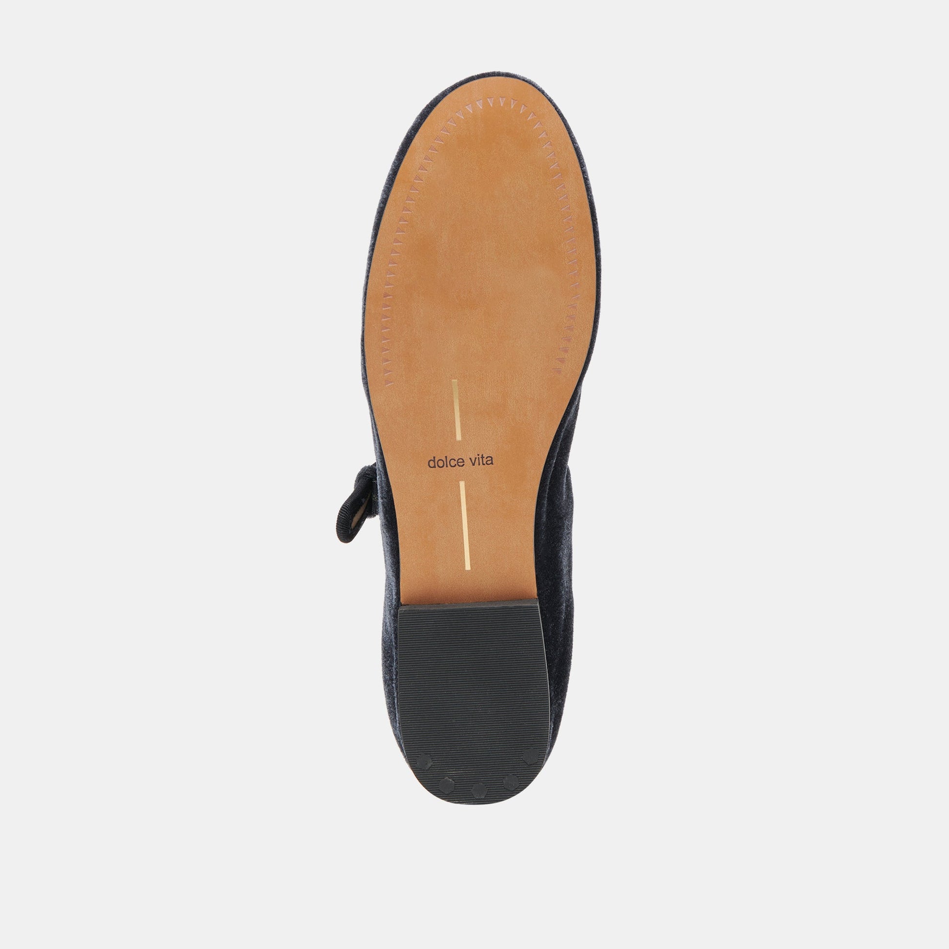 ROSLYN BALLET FLATS DUSTY BLUE VELVET Dolce Vita
