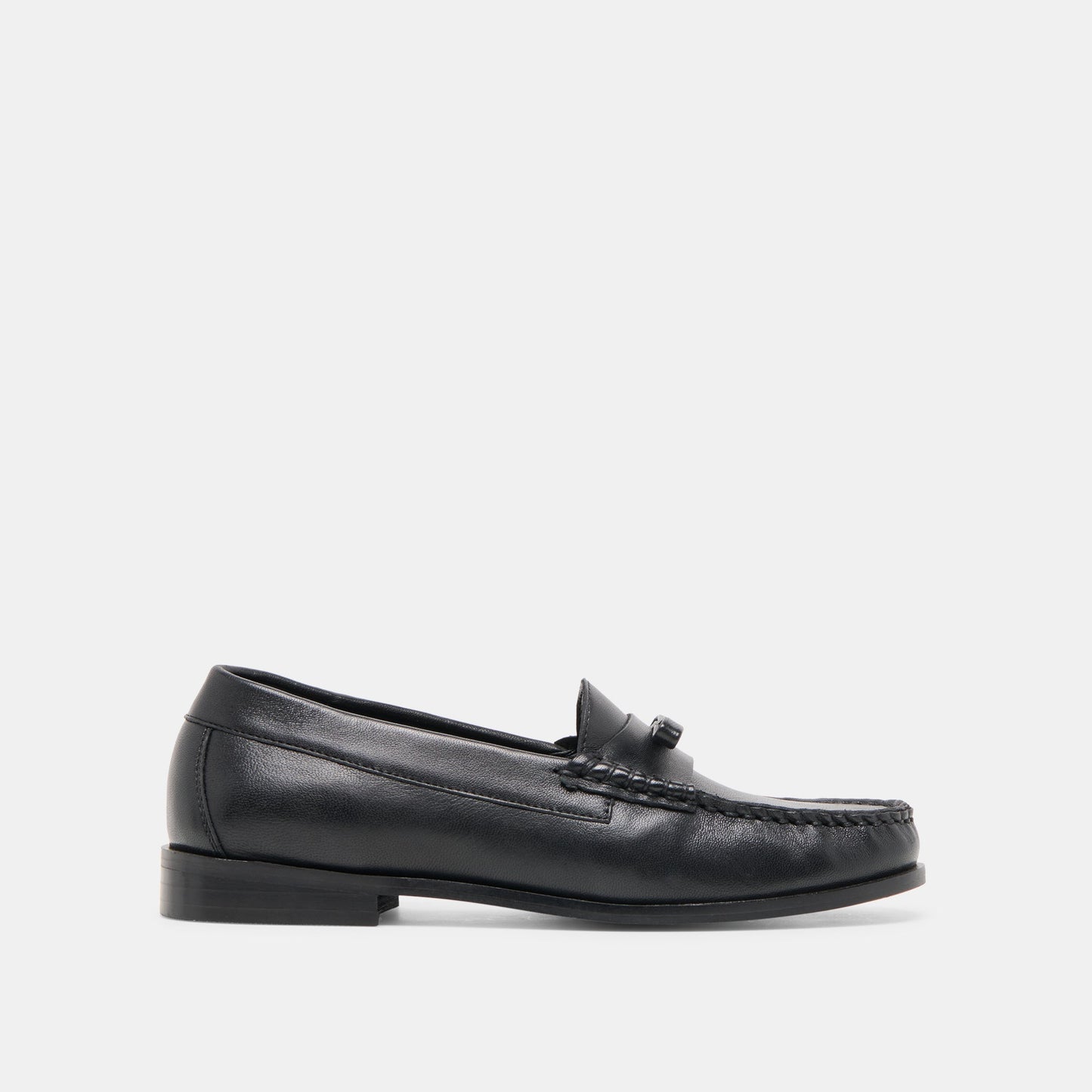 Barney Black Leather Loafers Dolce Vita