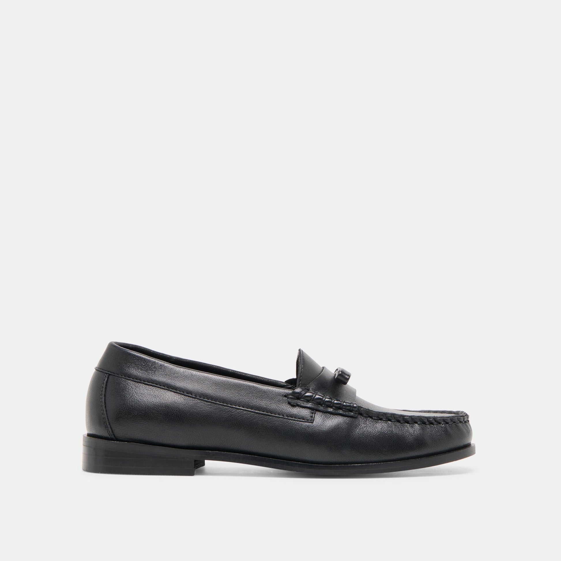 Barney Black Leather Loafers Dolce Vita