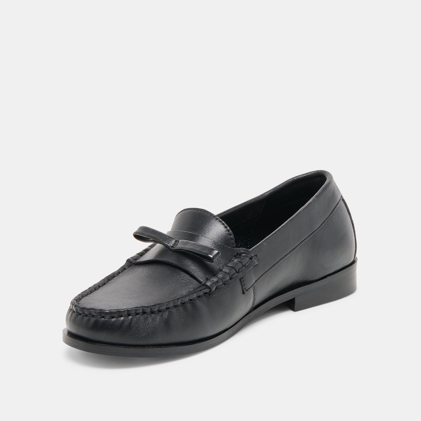 Barney Black Leather Loafers Dolce Vita