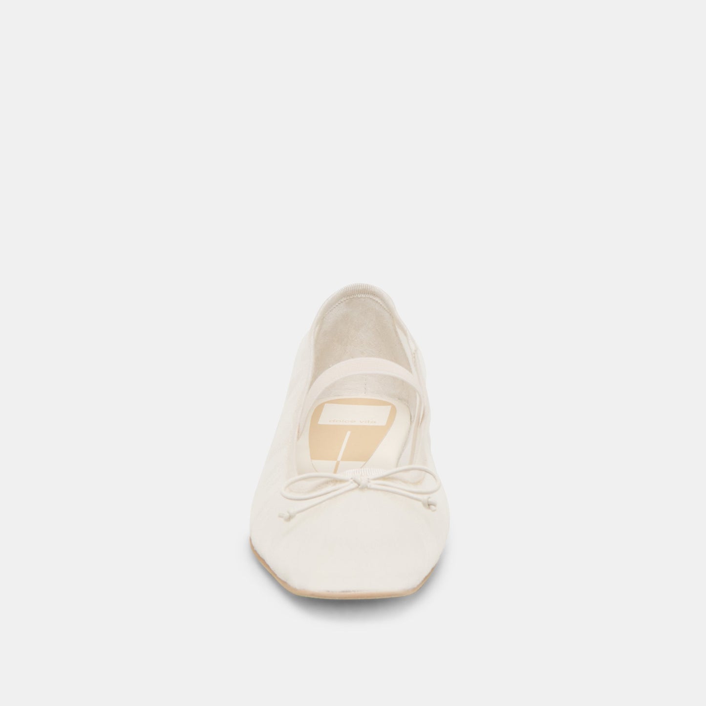Raeven White Tulle Ballet Flats Dolce Vita