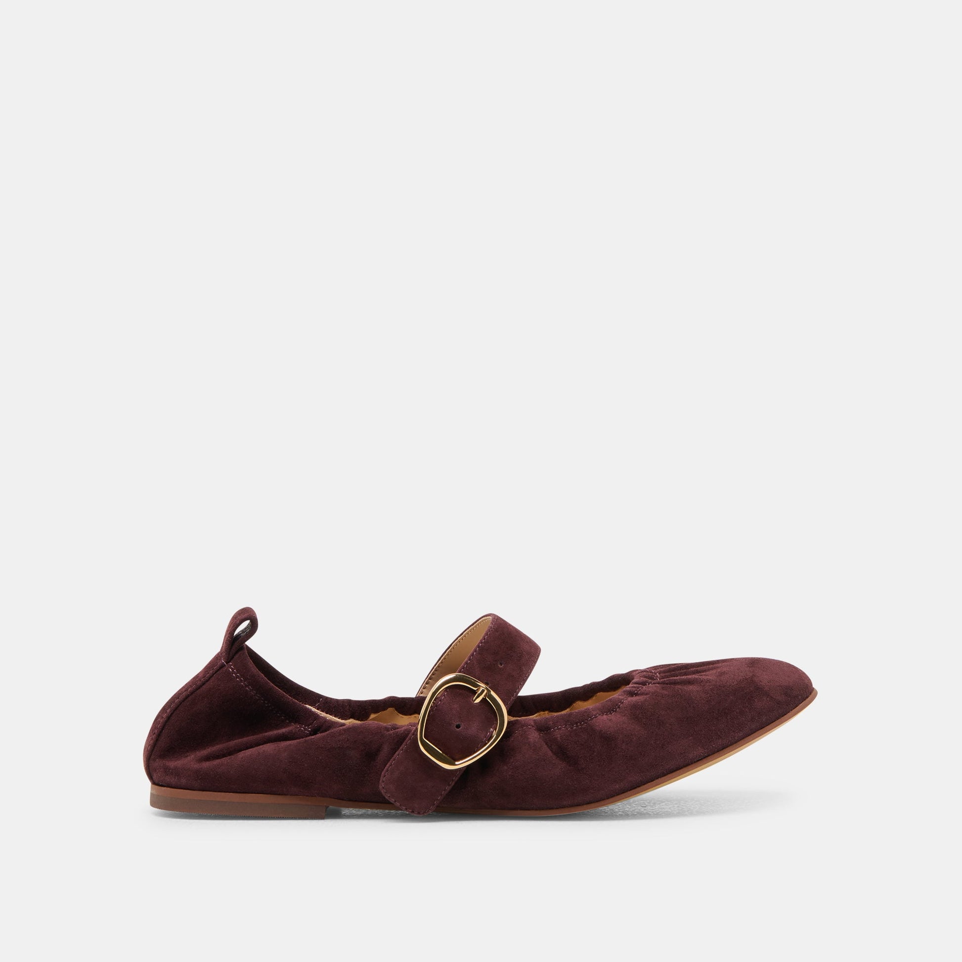 CAELY BALLET FLATS MULBERRY SUEDE Dolce Vita