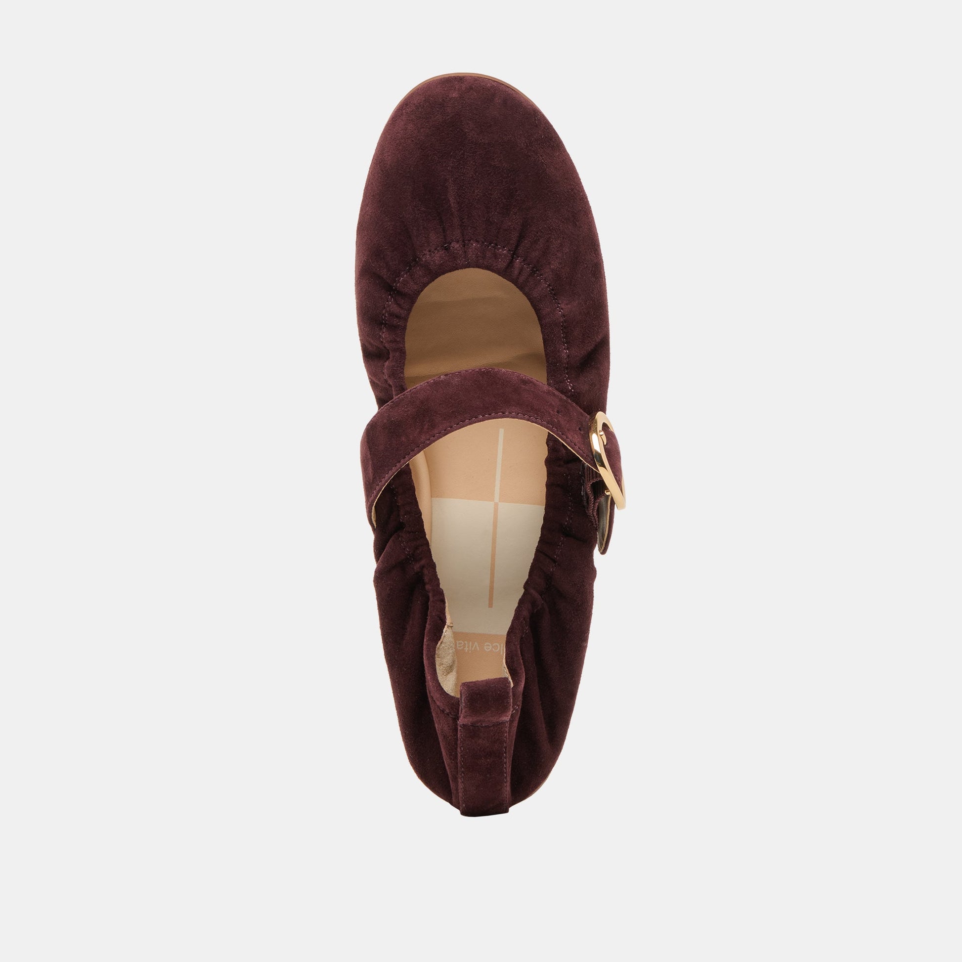 CAELY BALLET FLATS MULBERRY SUEDE Dolce Vita