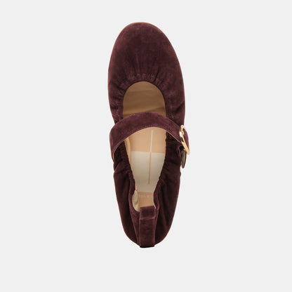 CAELY BALLET FLATS MULBERRY SUEDE Dolce Vita