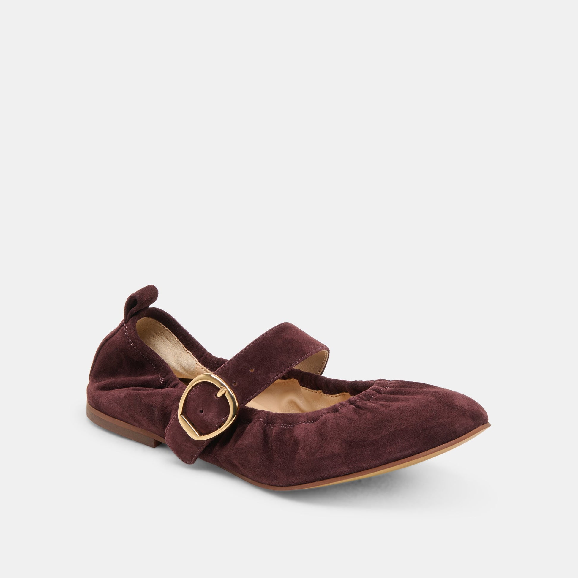 CAELY BALLET FLATS MULBERRY SUEDE Dolce Vita