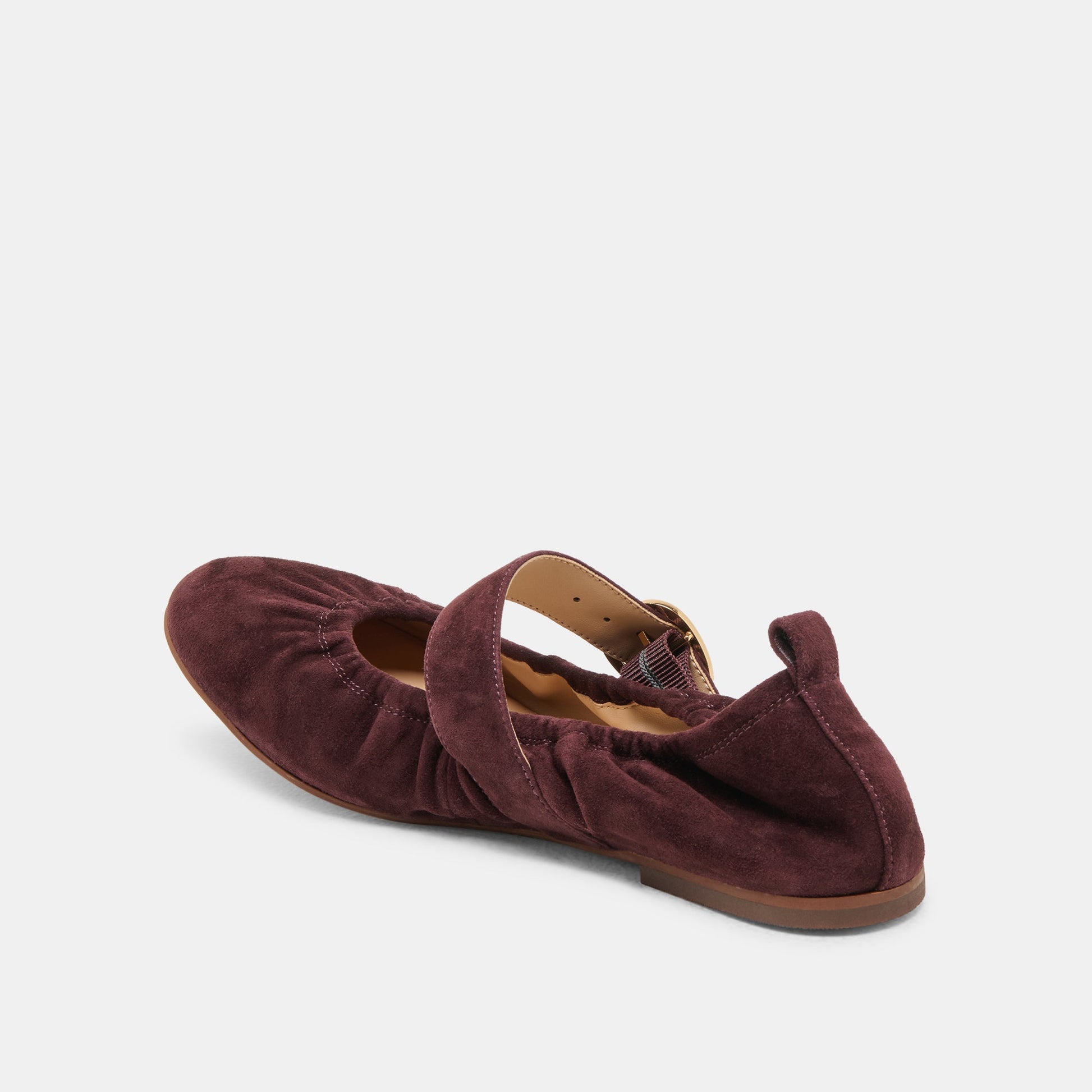 CAELY BALLET FLATS MULBERRY SUEDE Dolce Vita