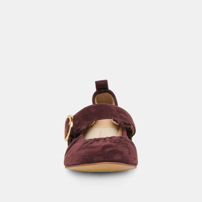 CAELY BALLET FLATS MULBERRY SUEDE Dolce Vita