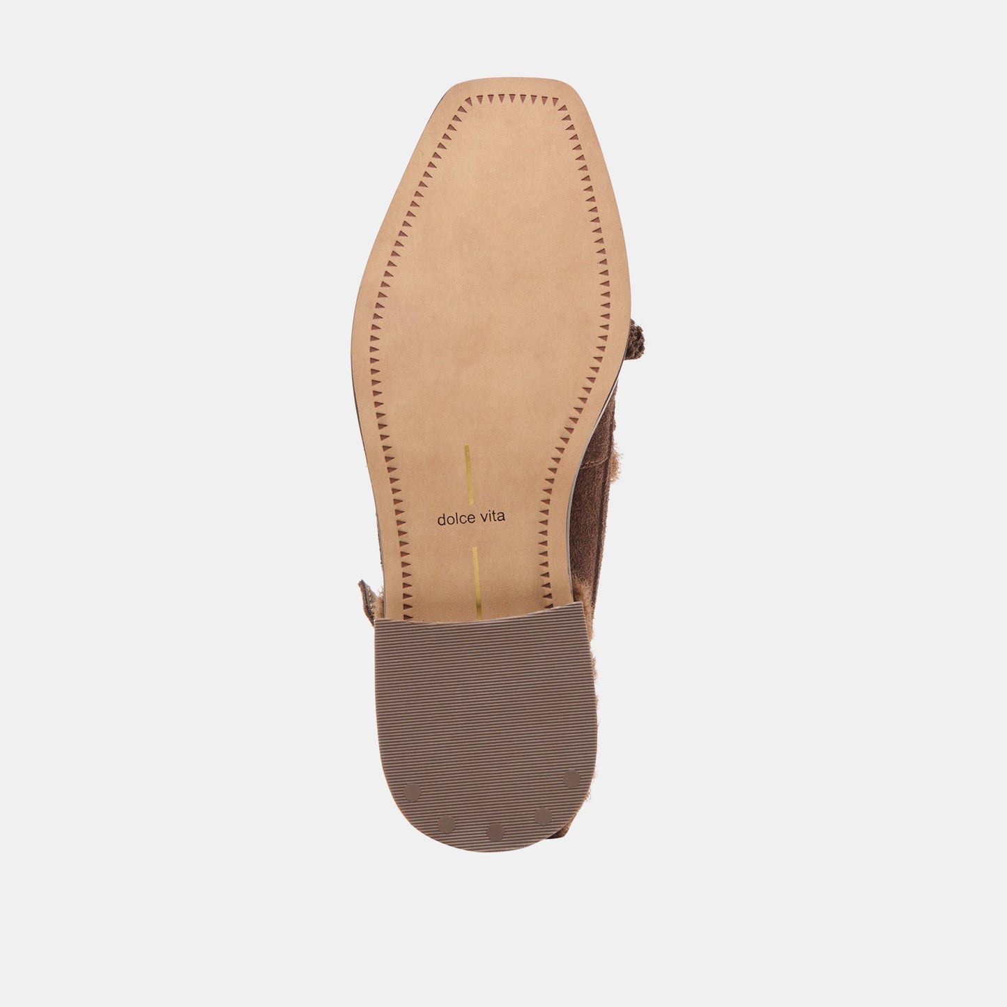 Hamlit Plush Dk Brown Suede Loafers Dolce Vita