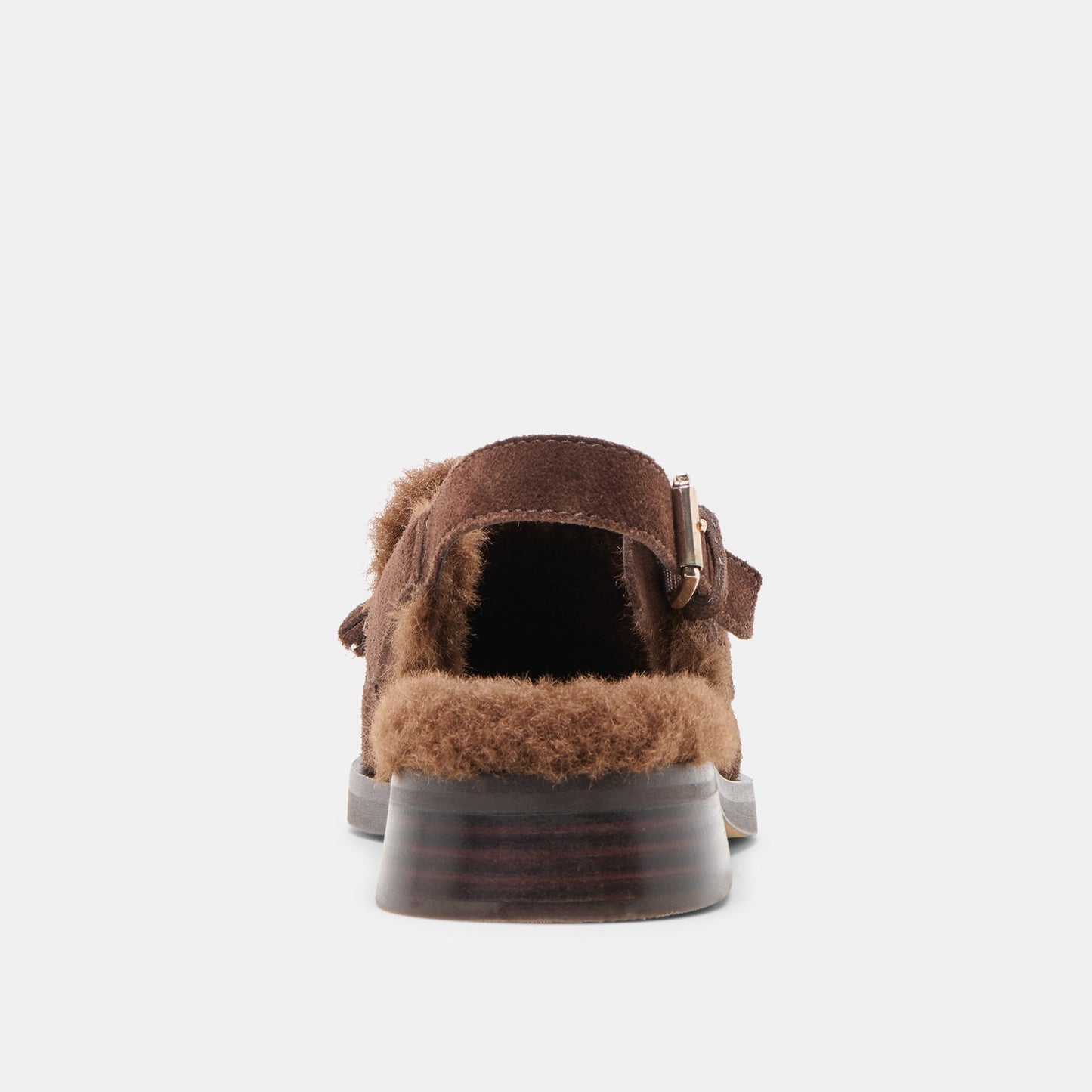 Hamlit Plush Dk Brown Suede Loafers Dolce Vita