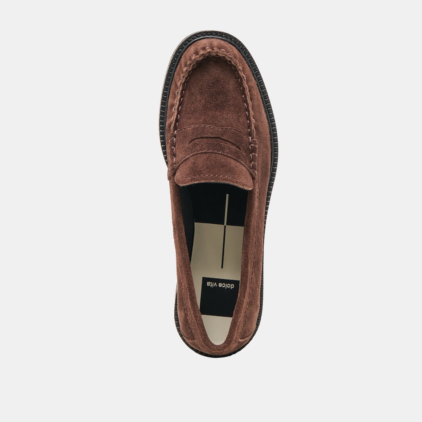 Merek Dk Brown Suede Loafers Dolce Vita