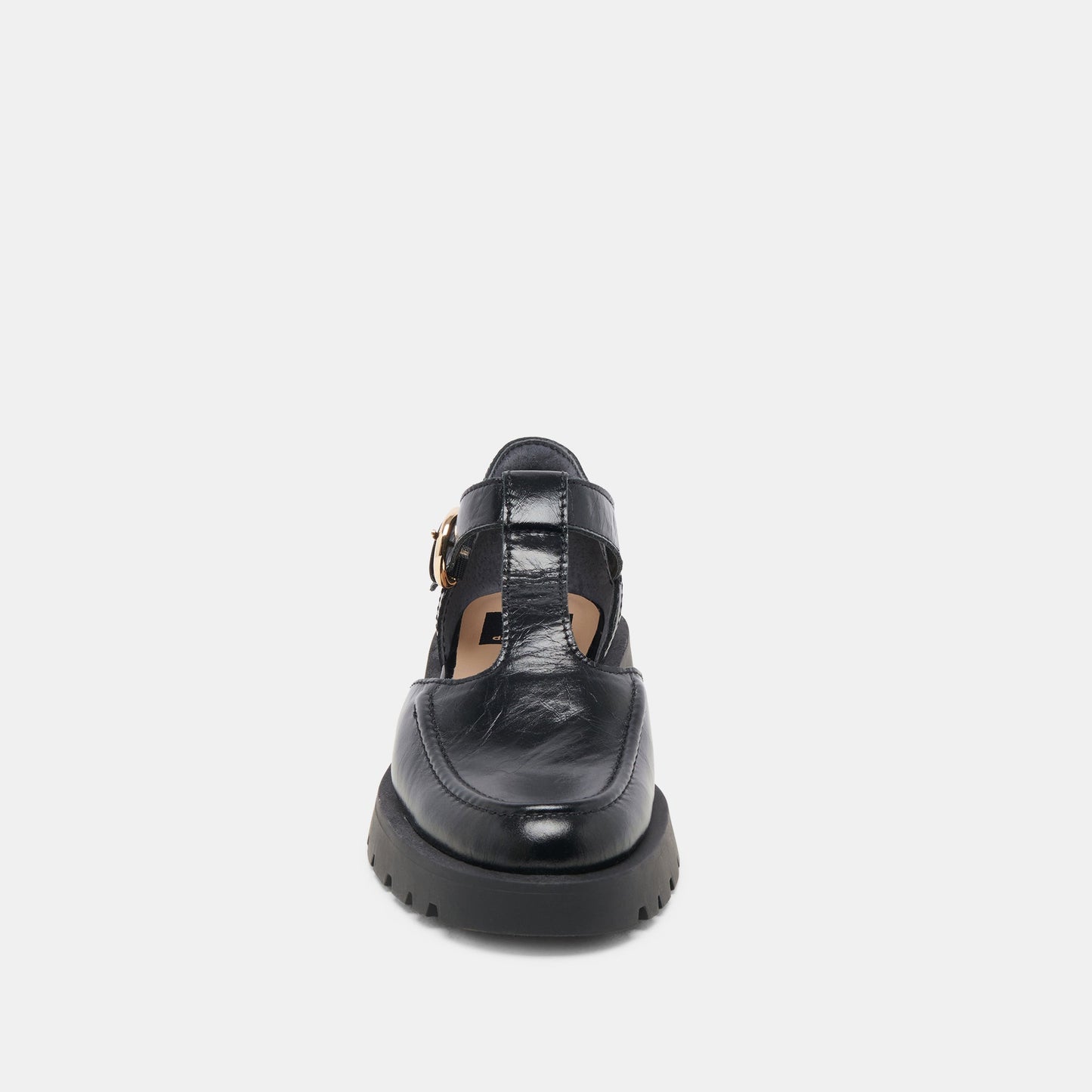 EMILIO FLATS MIDNIGHT CRINKLE PATENT LEATHER Dolce Vita