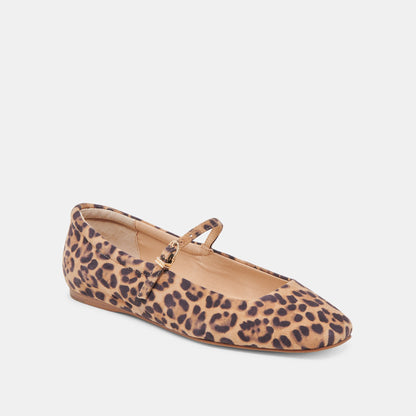 REYES BALLET FLATS DK LEOPARD SUEDE Dolce Vita