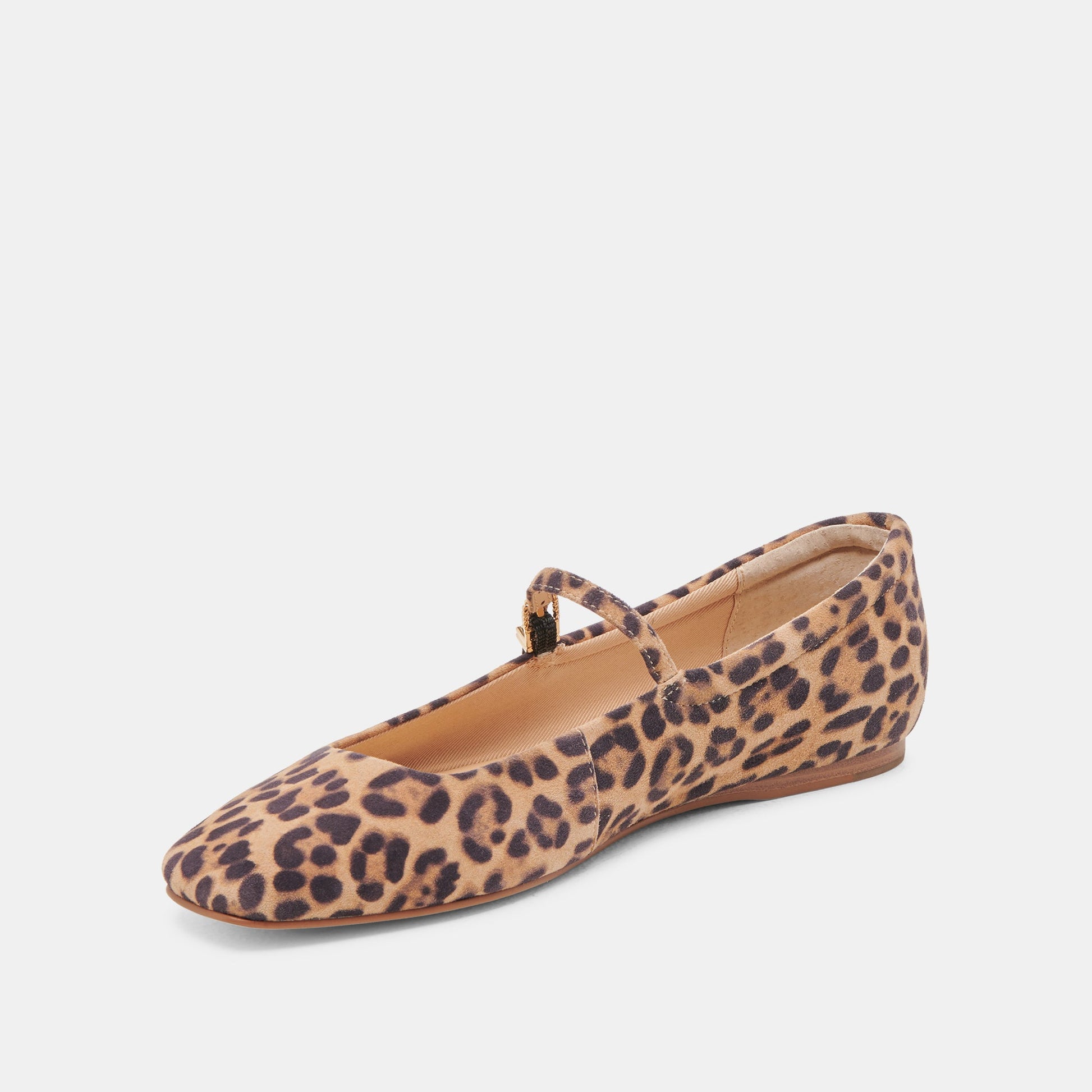 REYES BALLET FLATS DK LEOPARD SUEDE Dolce Vita