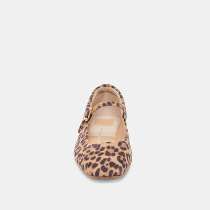 REYES BALLET FLATS DK LEOPARD SUEDE Dolce Vita