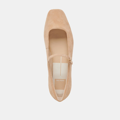 Reyes Bamboo Suede Ballet Flats Dolce Vita