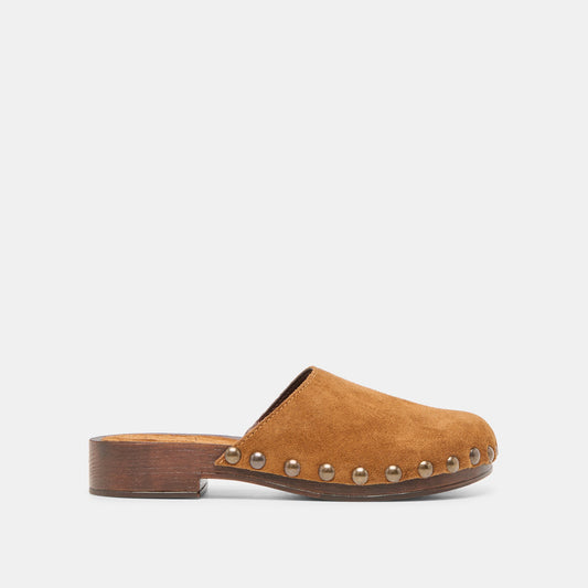 Alanis Chestnut Suede Flats Dolce Vita