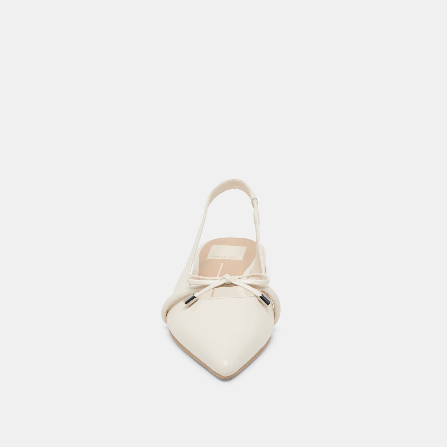 PAYGE FLATS OFF WHITE CRINKLE PATENT Dolce Vita
