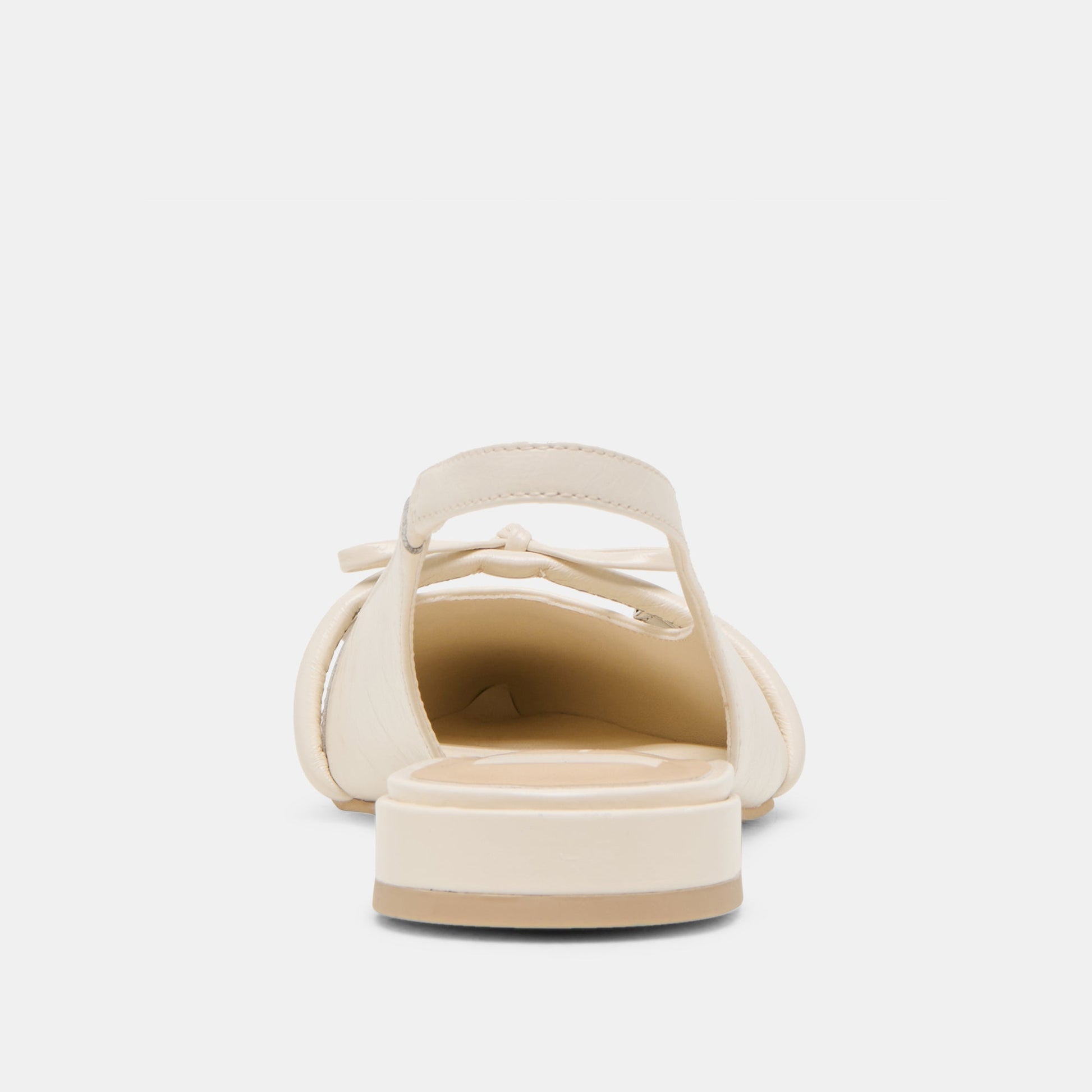 PAYGE FLATS OFF WHITE CRINKLE PATENT Dolce Vita